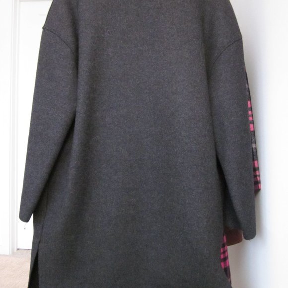 Les Copains BVM Spa designer 100% Virgin Wool Coat size 38 - Picture 6 of 16